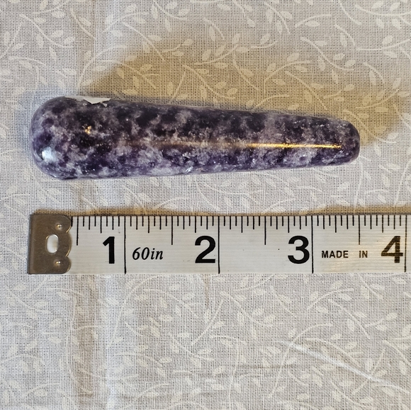 Lepidolite Crystal Messaging Wand - Picture 3 of 3